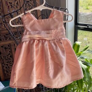 Peach Easter dress Baby Sz 6-9 months